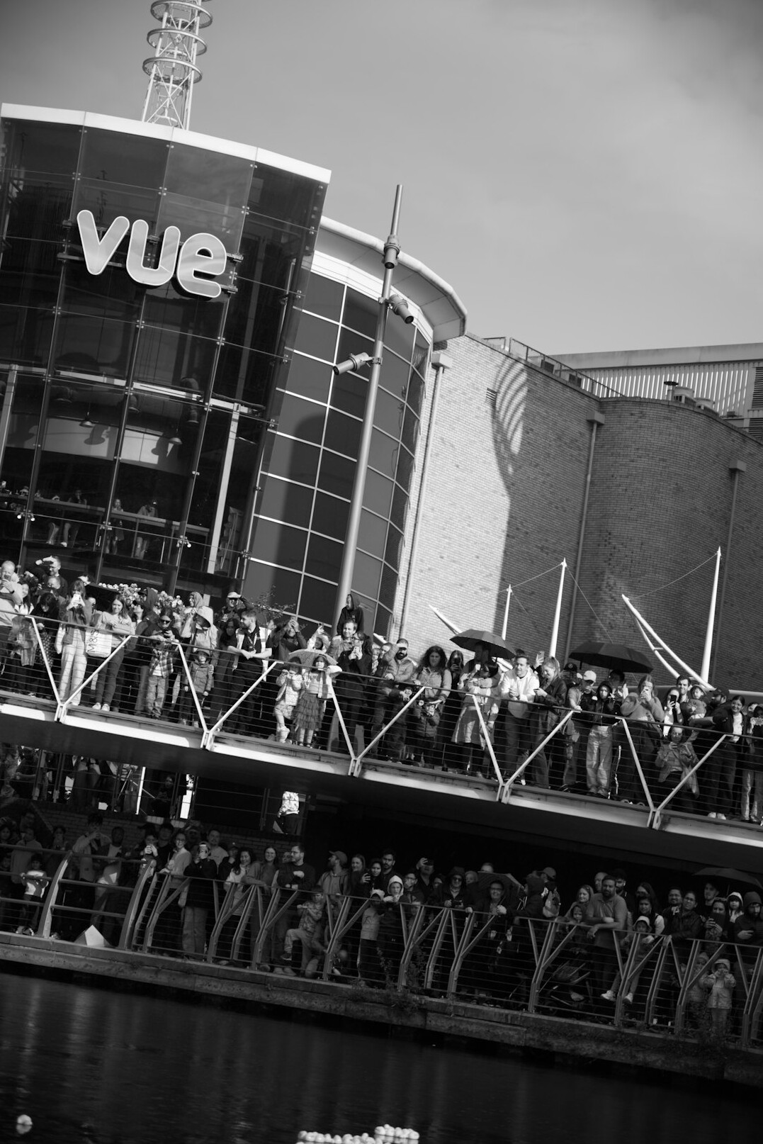 Fans taking photos of a celebrity arrival outside a venue